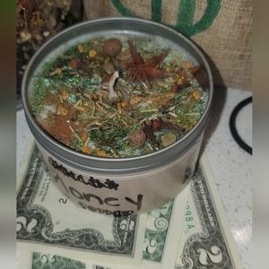 MONEY CANDLE, New Moon RITUAL, Intention Candle, Success Spe